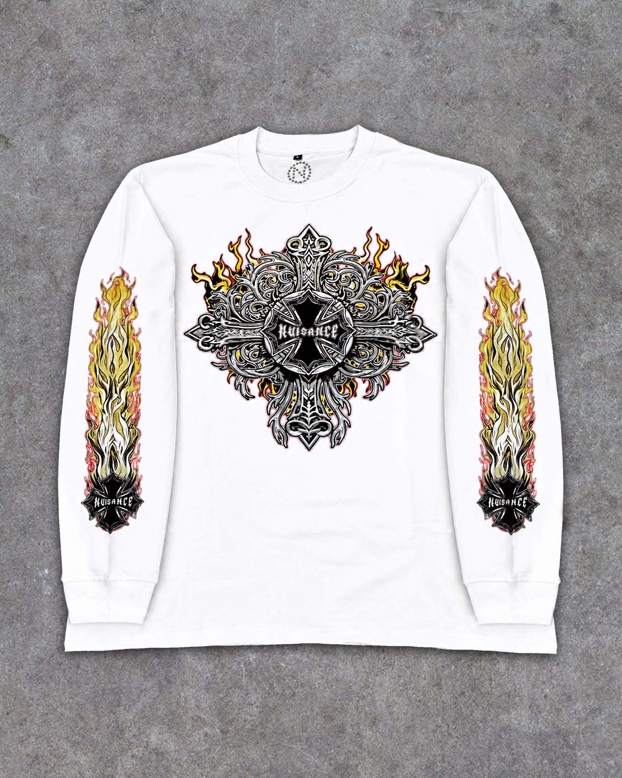 Freedom Flare Long Sleeve - White