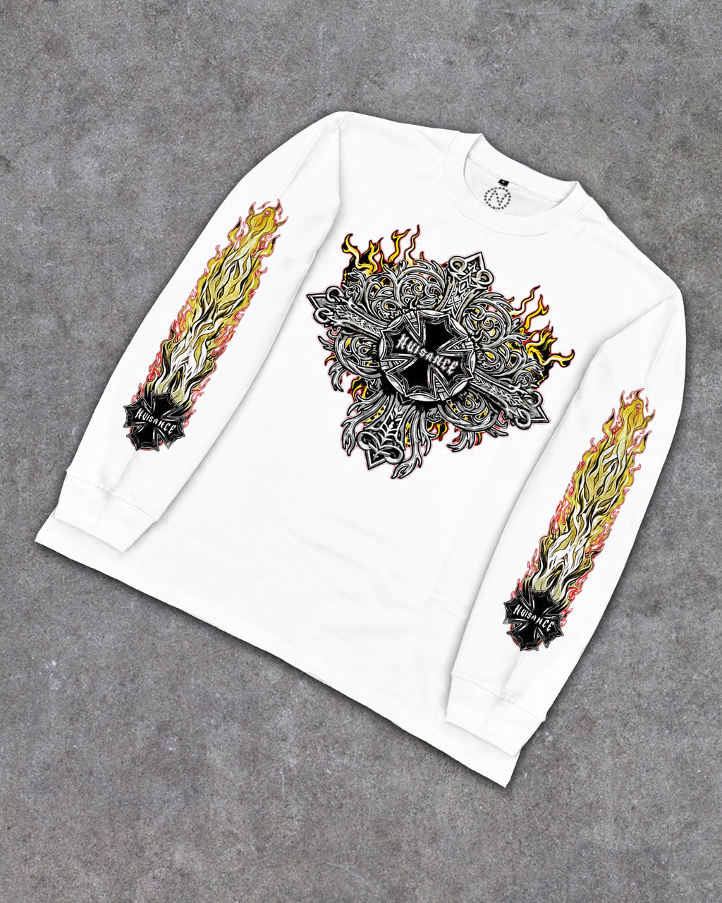 Freedom Flare Long Sleeve - White