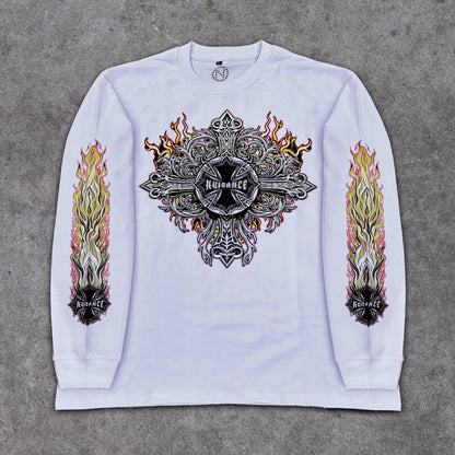 Freedom Flare Long Sleeve - White