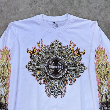 Freedom Flare Long Sleeve - White