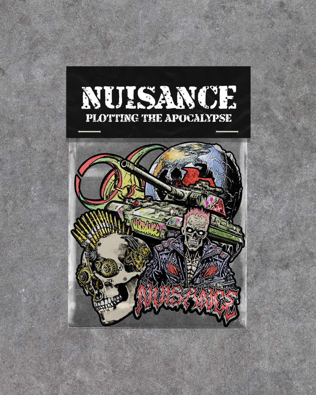 Plotting The Apocalypse Sticker Pack