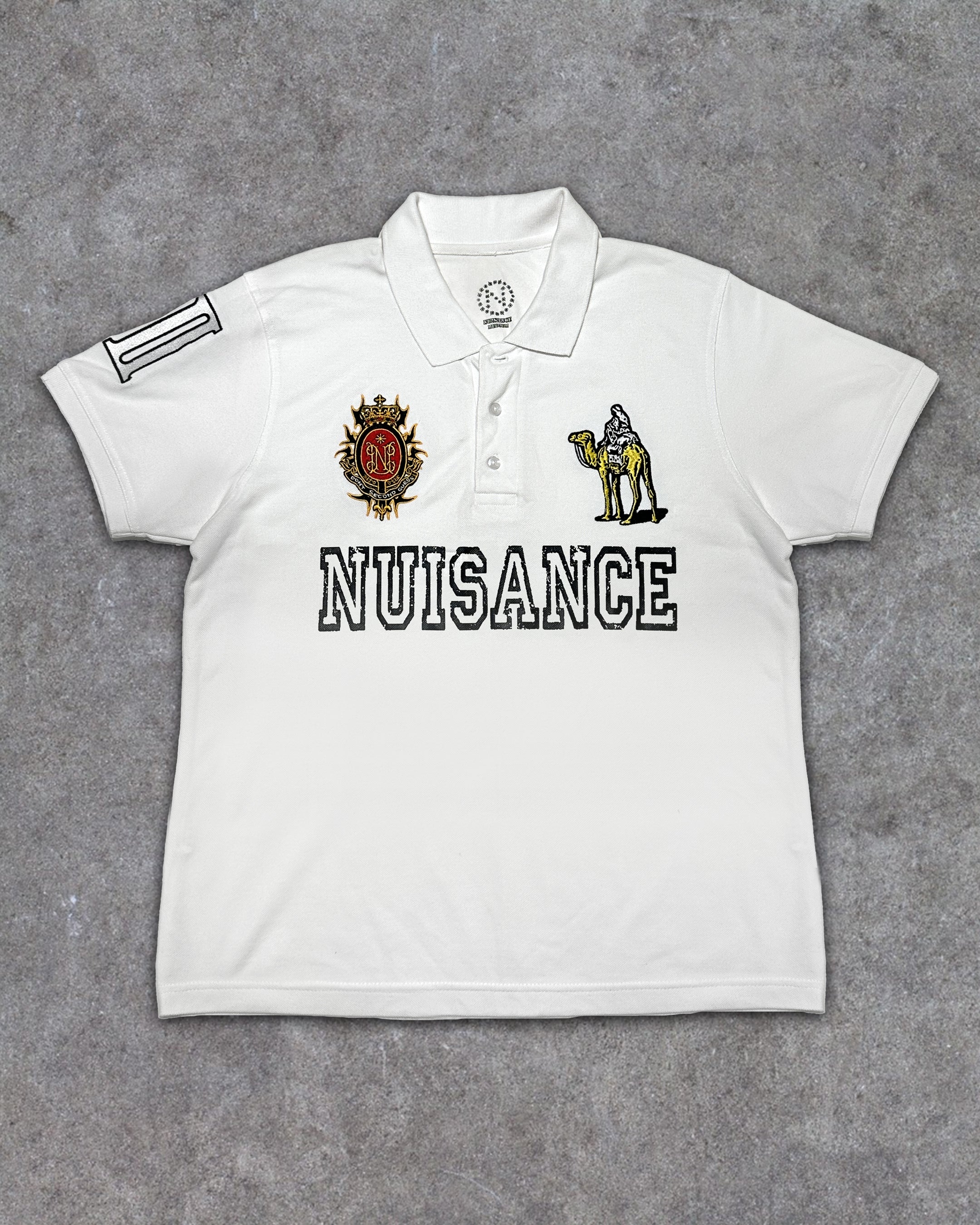 Silk Road Polo T-Shirt - White
