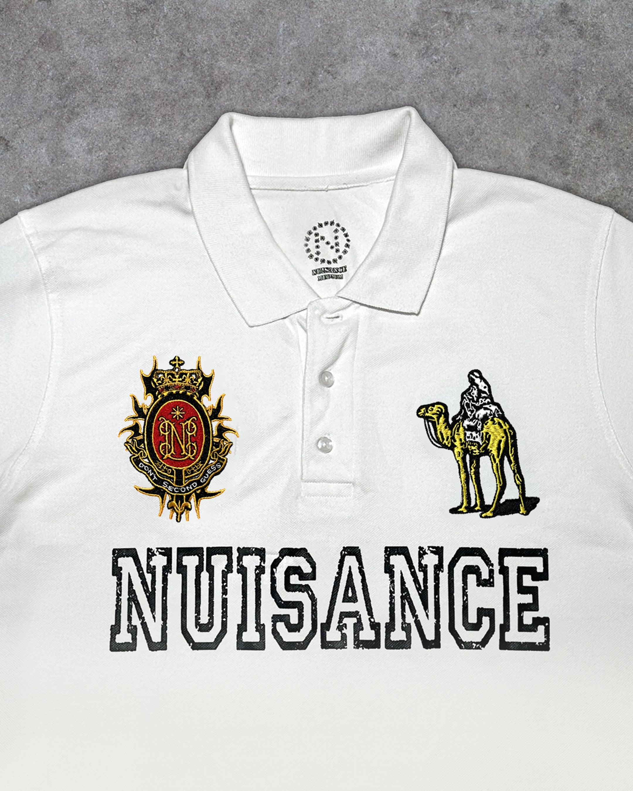 Silk Road Polo T-Shirt - White