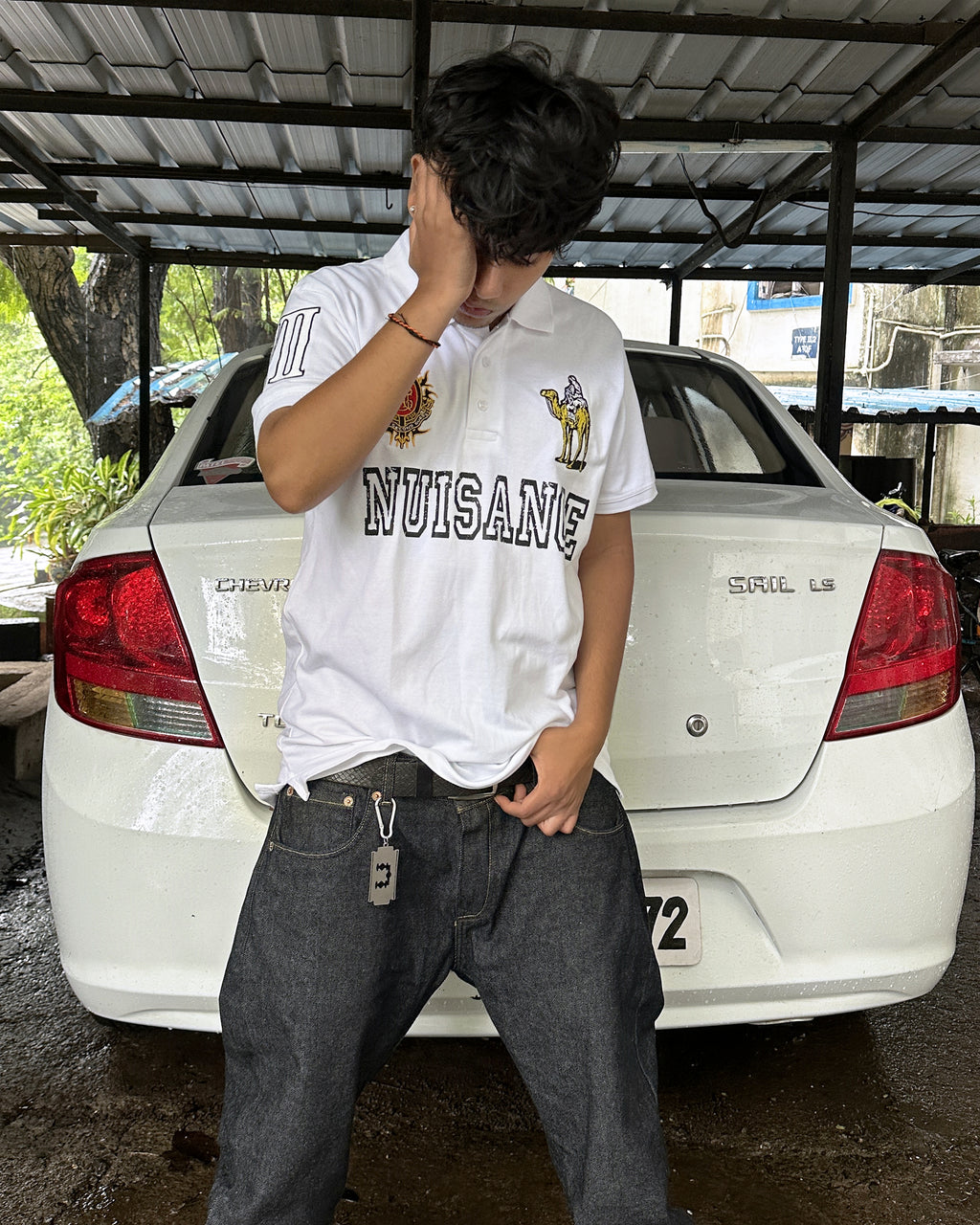 Silk Road Polo T-Shirt - White
