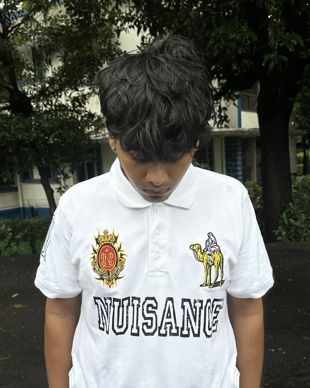 Silk Road Polo T-Shirt - White