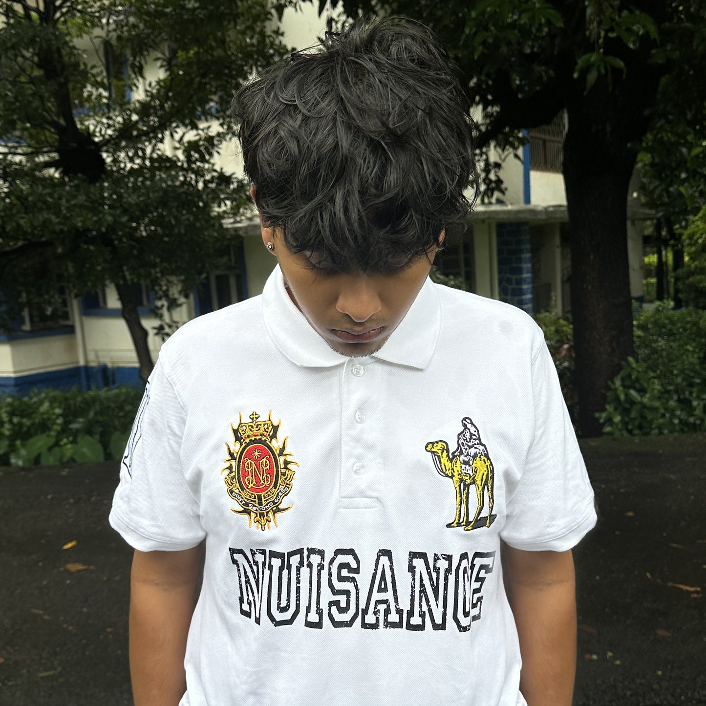 Silk Road Polo T-Shirt - White
